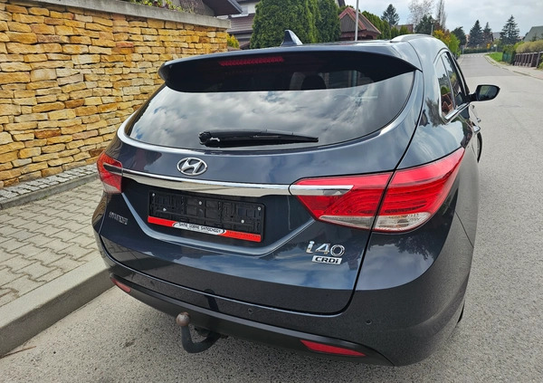 Hyundai i40 cena 40400 przebieg: 188000, rok produkcji 2015 z Ciechanowiec małe 781